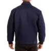 Colorado Avalanche Workwear Navy Cotton Jacket Back