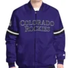 Colorado Rockies Scout Varsity Jacket