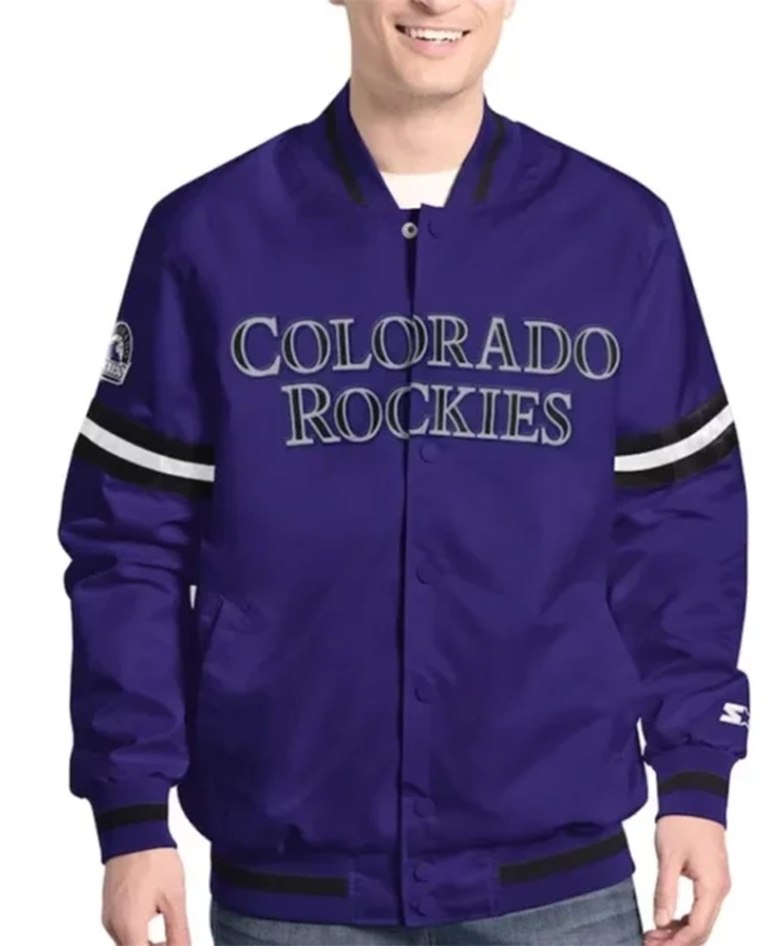 Colorado Rockies Scout Varsity Jacket