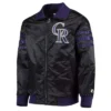 Colorado Rockies The Captain II Black Bomber Jacket