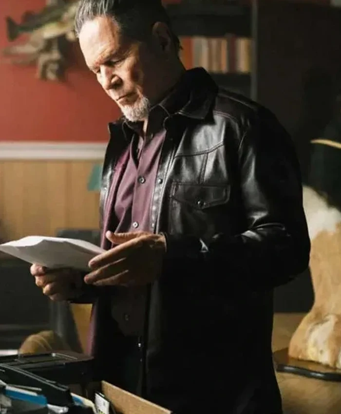Connor McGrath Blue Ridge The Series Leather Jacket