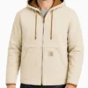 Cooper Hoffman Carhartt Cream Hooded Jacket Mens