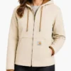 Cooper Hoffman Carhartt Cream Hooded Jacket Womens