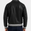 Cooper Black Varsity Leather Jacket