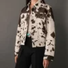 Cowhide Brown And White Jacket