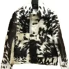 Cowhide Brown Black And White Fur Jacket