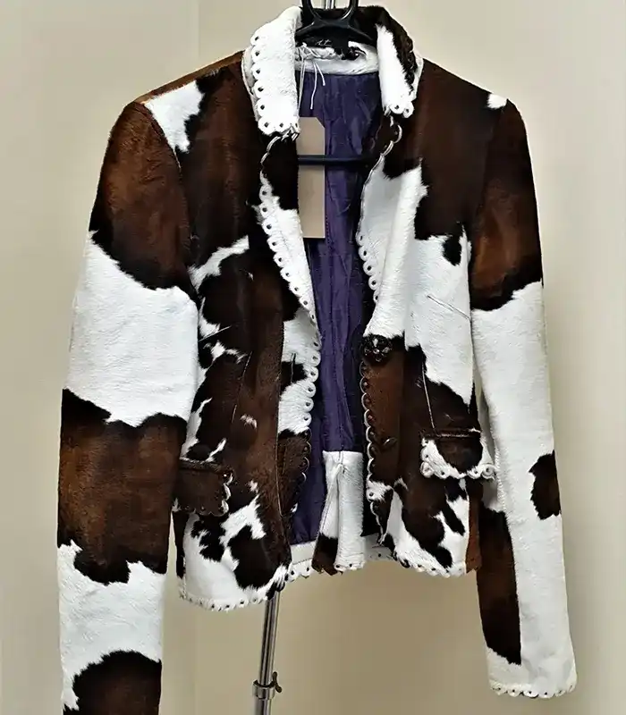 Cowhide Leather Fur Jacket