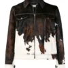 Cowhide Multicolor Fur Jacket