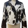 Cowhide Multicolor Leather Jacket