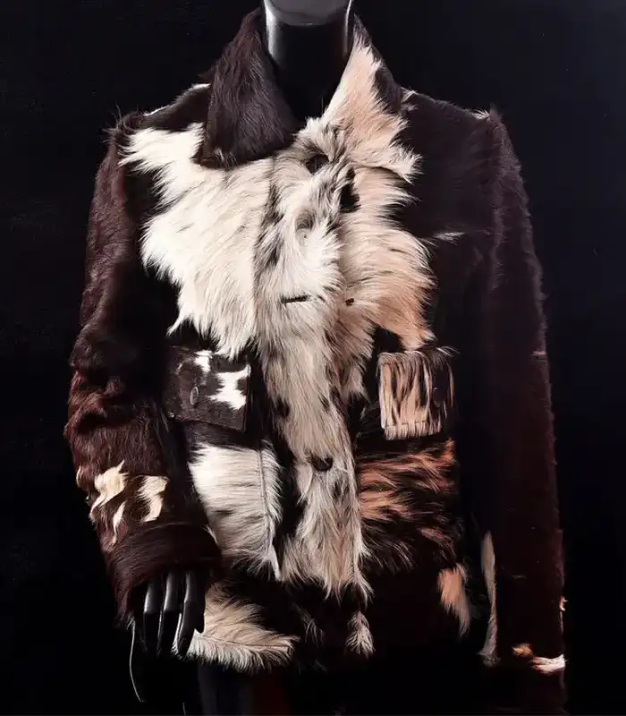 Cowhide Skin Fur Leather Jacket