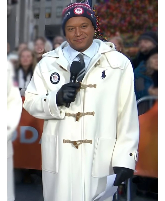 Alternative view of Craig Melvin The Today Show Team USA Toggle Coat