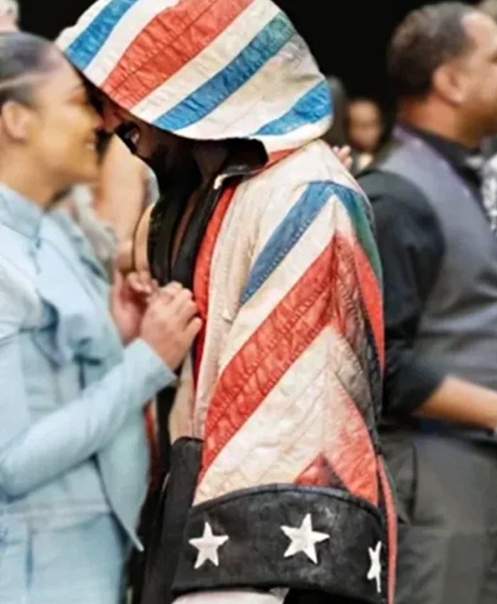 Creed 3 Michael B. Jordan American Flag Robe - Image 3