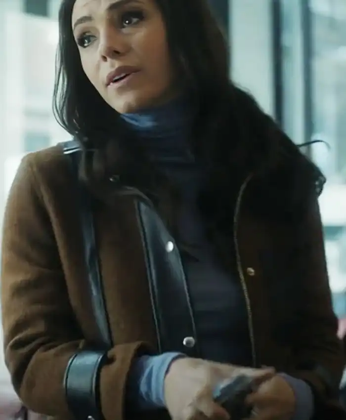 Cross Shannon Whitmer Wool Brown Jacket