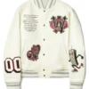 Crystal Full Lea Varsity Jacket