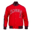 Current Logo LA Angels Game Day Red Jacket
