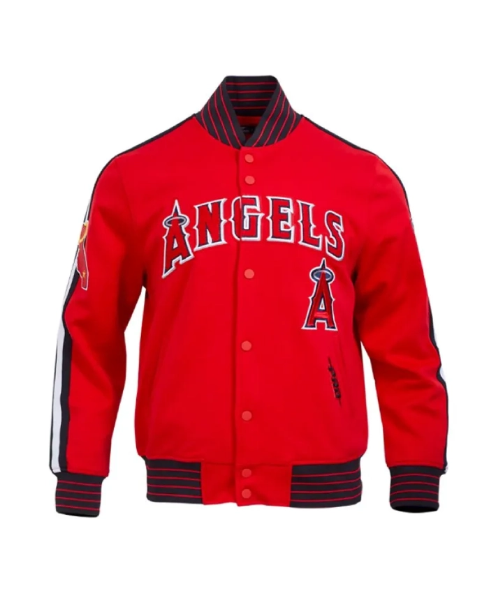 Current Logo LA Angels Game Day Red Jacket