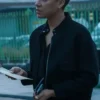 Cush Jumbo Movie Criminal Record DS June Lenker Black Jacket