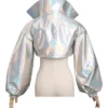 Cyberpunk 2077 Edgerunners Lucy Cosplay Silver Jacket