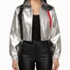 Cyberpunk 2077 Edgerunners Lucy Cosplay Silver Jacket On Sale