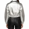 Cyberpunk 2077 Edgerunners Lucy Cosplay Silver Jacket Sale