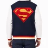 DC Comics Superman Classic Varsity Jacket Men