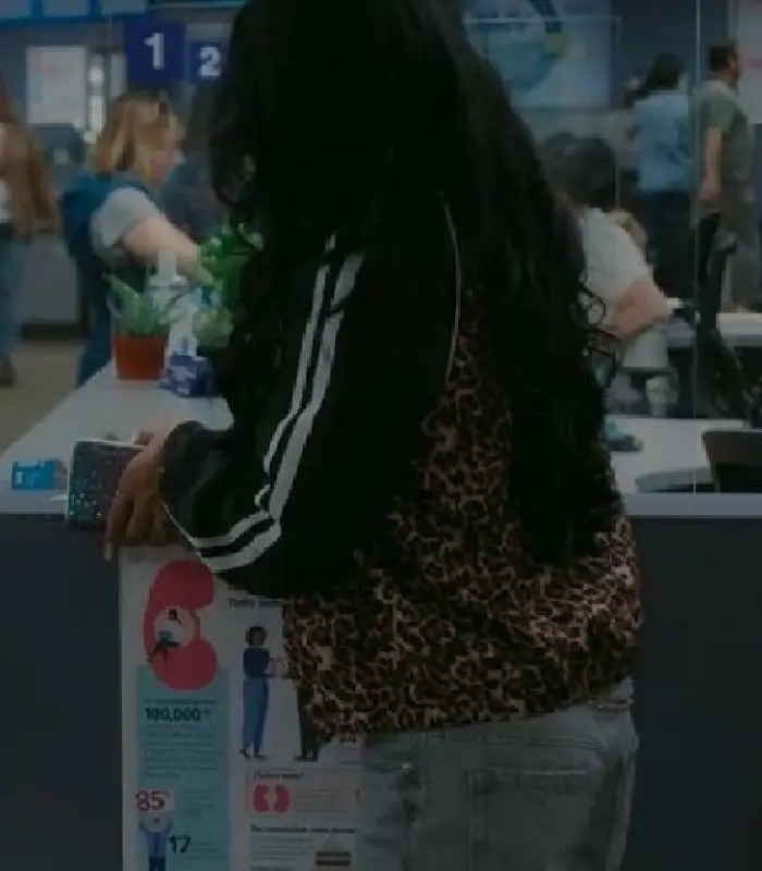 DMV 2026 Gigi Zumbado Leopard Printed Track Jacket