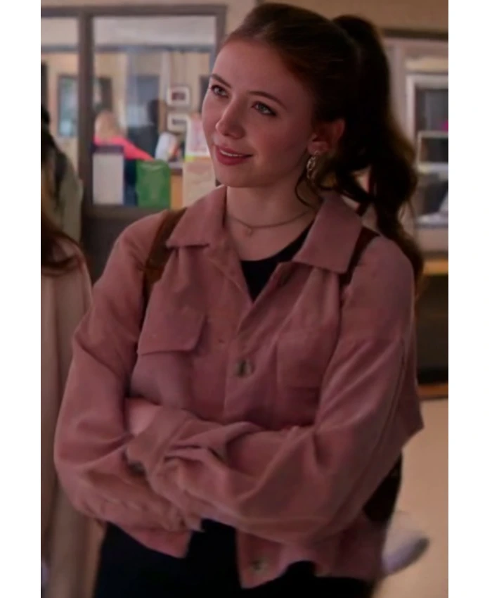 Dakota Guppy Murder In A Small Town S02 Holly Alberg Pink Corduroy Jacket