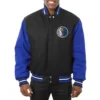 Dallas Mavericks Black And Blue Varsity Jacket