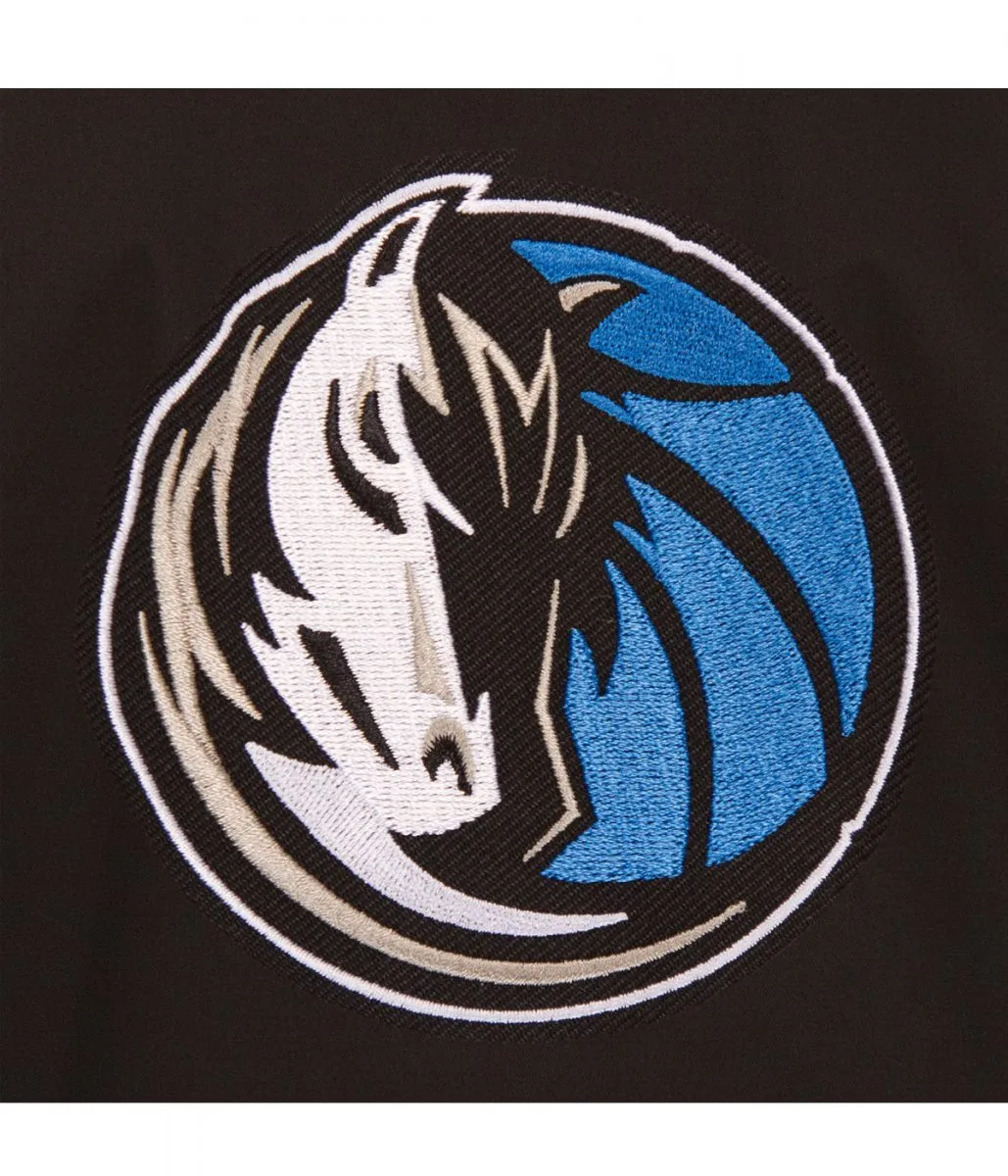 Dallas Mavericks Blue Workwear Jacket Back