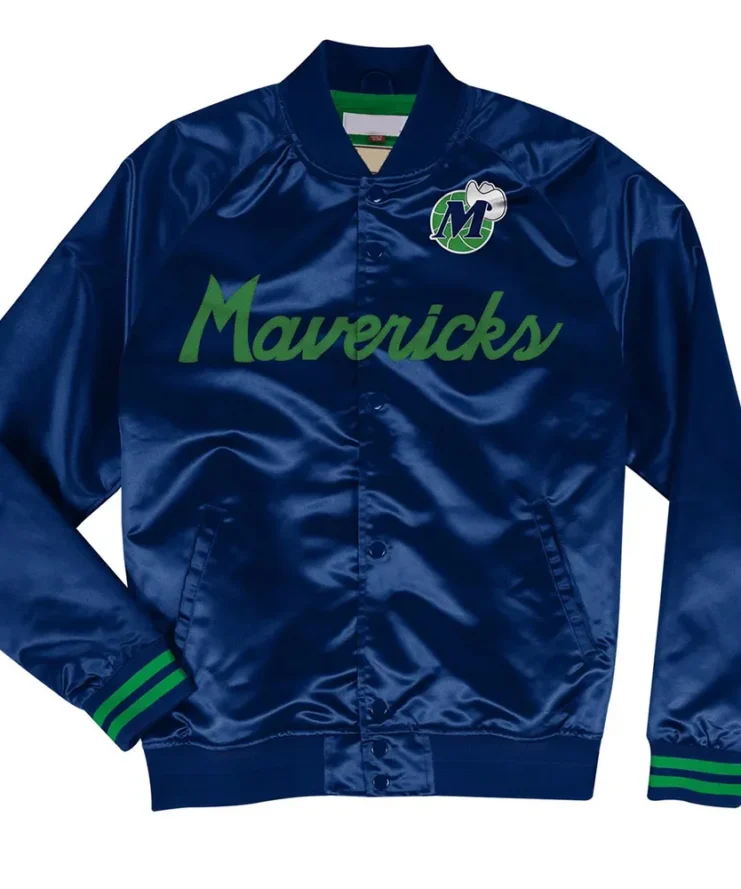 Dallas Mavericks Hardwood Classic Satin Jacket