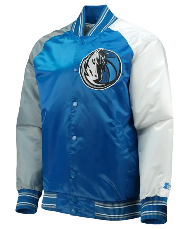 Dallas Mavericks Reliever Blue And Gray Jacket