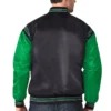 Dallas Stars 2024 Global Series Varsity Satin Jacket Back