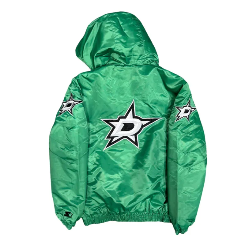 Dallas Stars All Star Half Zip Pullover Jacket Back