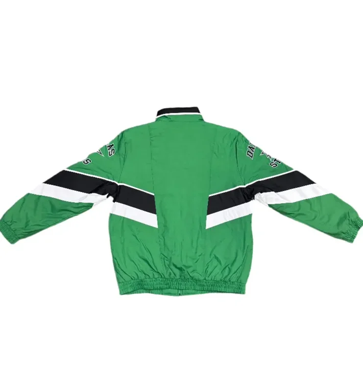 Dallas Stars Captain Green Full Zip Jacket Back