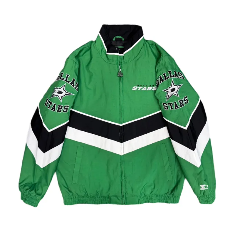 Dallas Stars Captain Green Full Zip Jacket