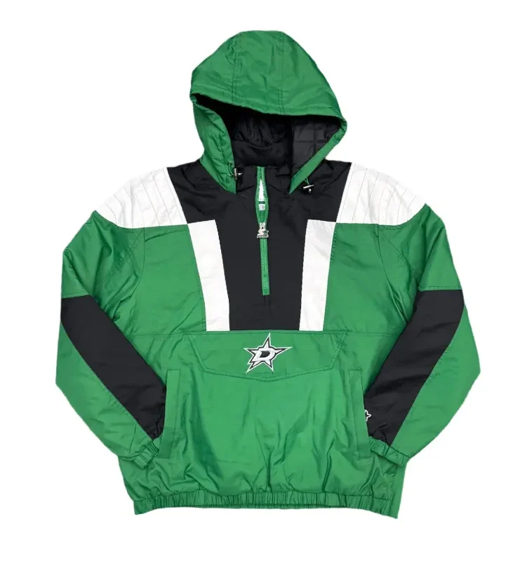 Dallas Stars Charger Half Zip Pullover Jacket