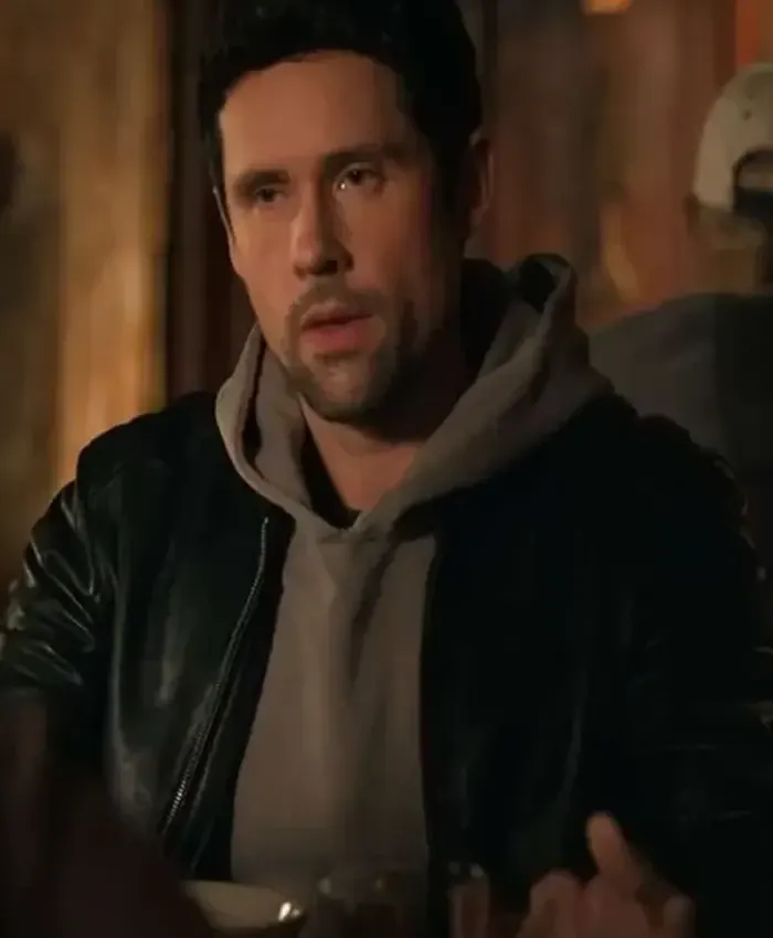 Dan Brady Virgin River S06 Black Leather Jacket