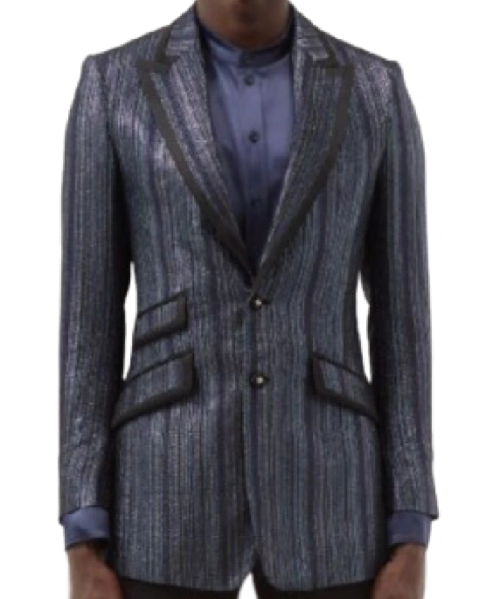 Derek Hough Dancing With the Stars S34 Striped Blazer - Image 2