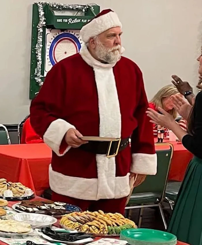 Daniel Roebuck Saint Nick Of Bethlehem Nick Red Santa Christmas Coat