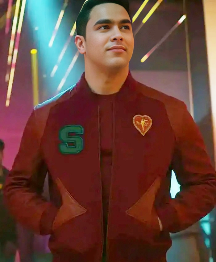 Darem Reymi TV Series Star Trek Starfleet Academy S01 George Hawkins Red Bomber Jacket