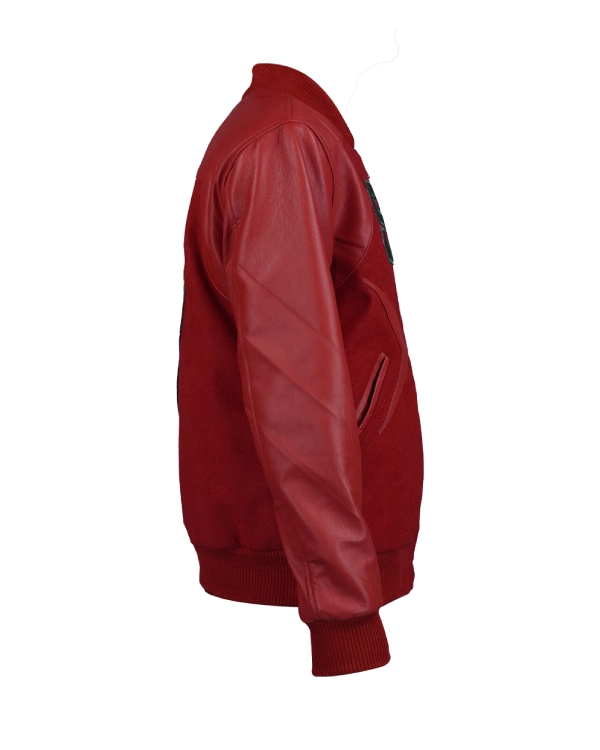 Darem Reymi TV Series Star Trek Starfleet Academy S01 Red Bomber Jacket