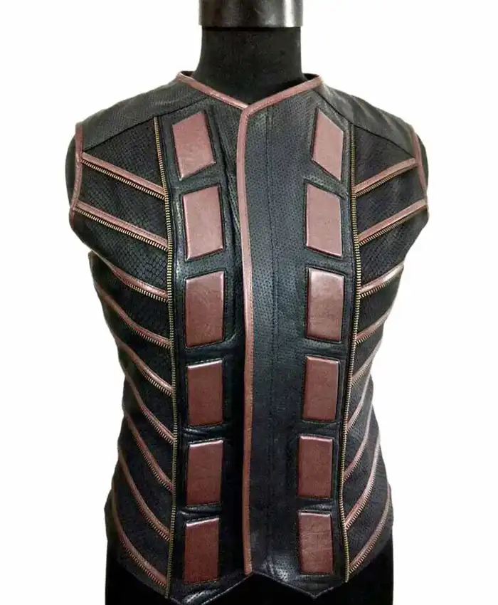Dark Matter Anthony Lemke Black And Brown Vest