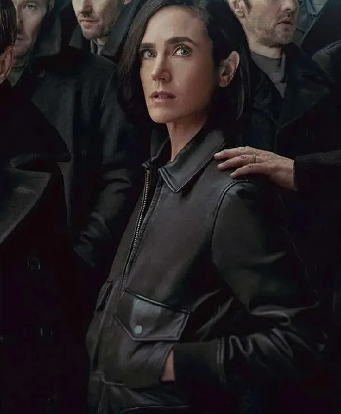 Dark Matter Daniela Dessen Black Leather Bomber Jacket