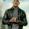 Dave Bautista Film 2026 The Wrecking Crew James Black Moto Leather Jacket
