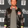 Dave Portnoy Super Bowl LIX Championship Black Satin Varsity Jacket