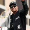 Dave Roberts Dodgers World Series Championship Parade Black Jacket