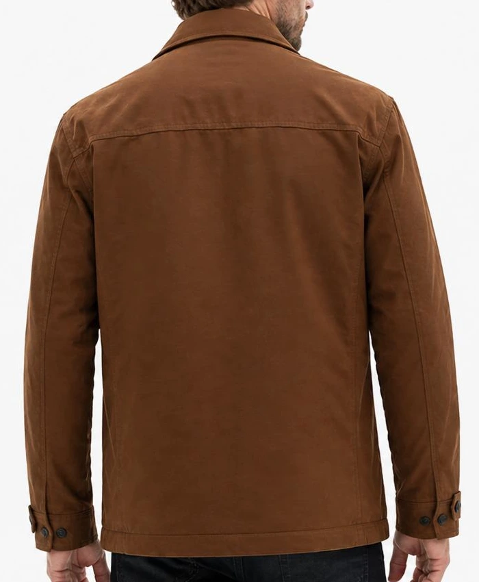 David O Donnell Reacher S02 Brown Leather Jacket Men