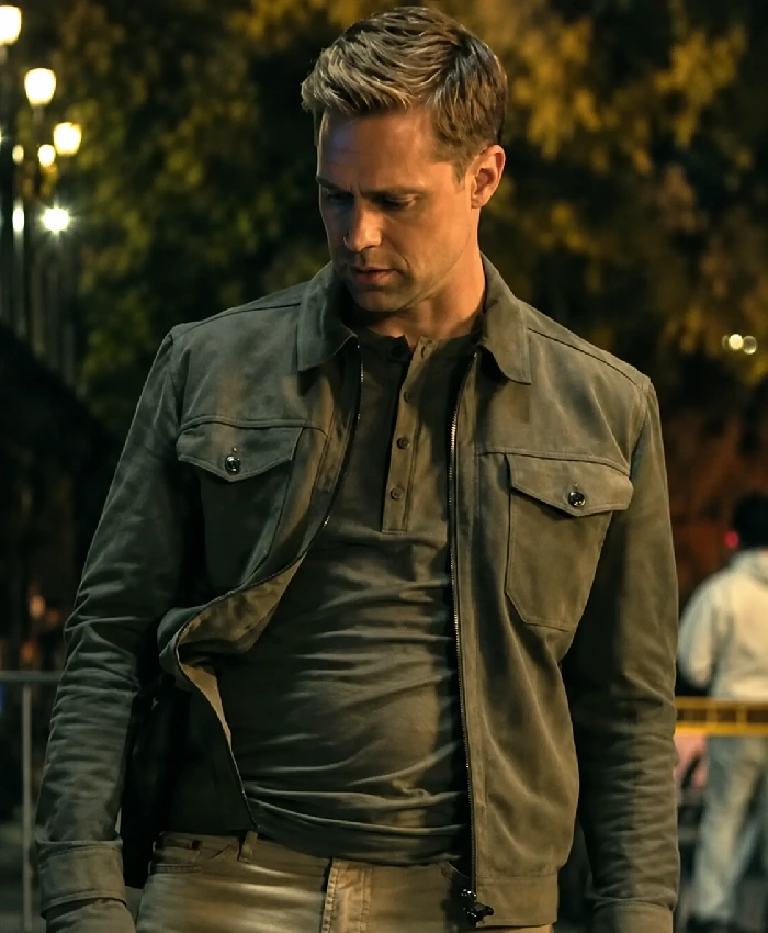 David O’Donnell Reacher S02 Grey Jacket