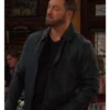 Days Of Our Lives 2025 Eric Martsolf Brady Black Leather Jacket