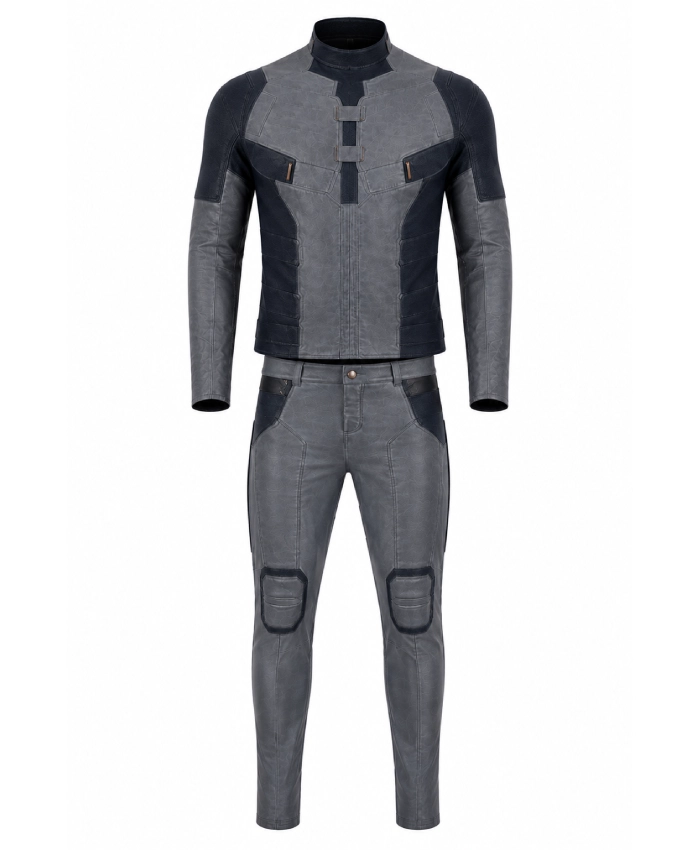 Deadpool Grey Suit Costume